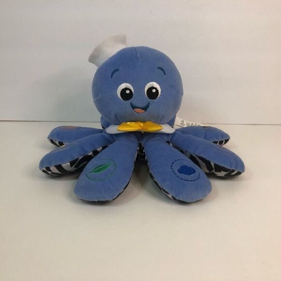baby einstein plush blue octopus plush music only - Picture 1 of 8